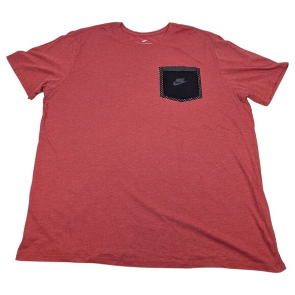 Nike Tee Athletic Cut Shirt Reflective Pocket - Picture 2 of 10